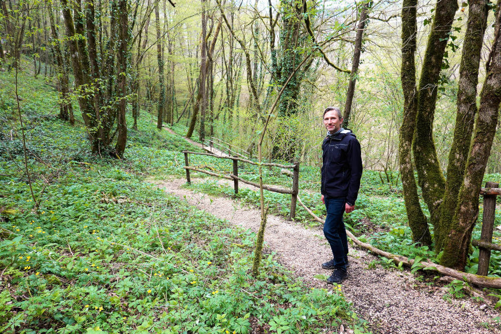 Auf dem Lehrpfad von Pazin.