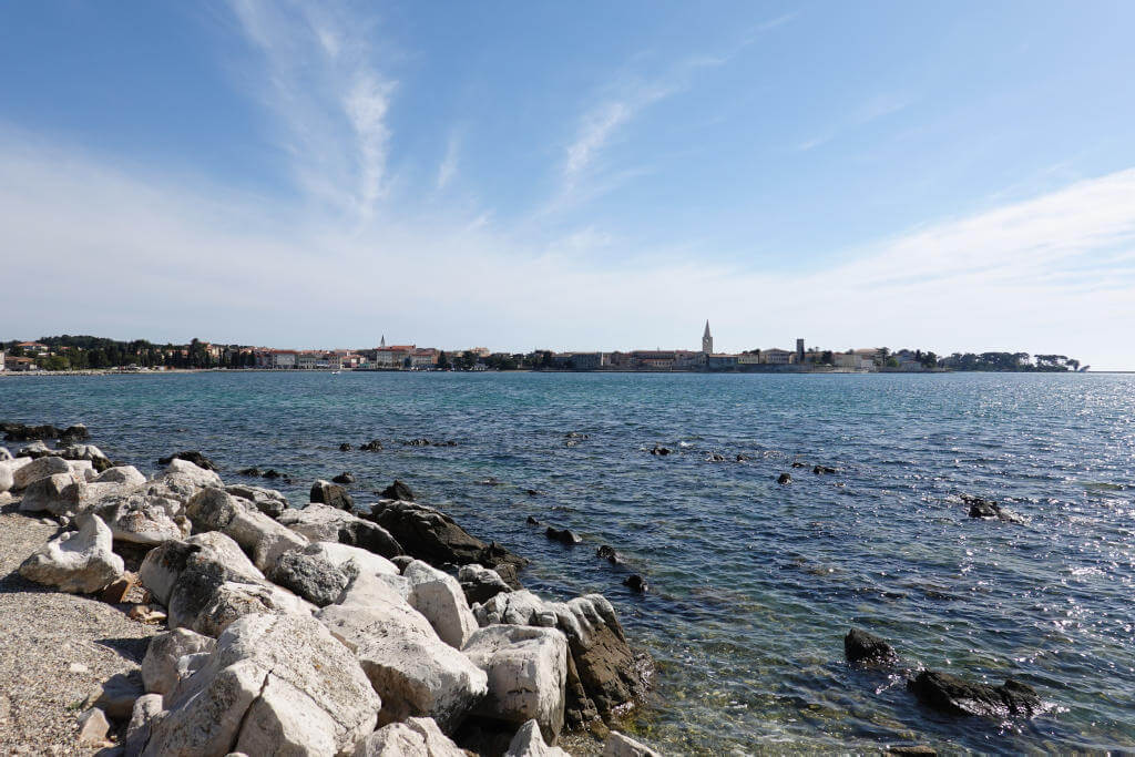 Panorama der Altstadt von Poreč.